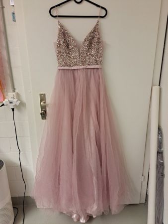Abendkleid Ballkleid Tüllkleid Gr. 36 rosa