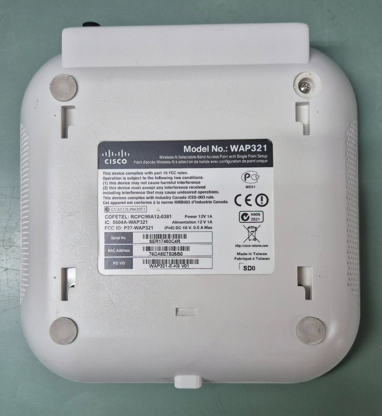 WiFi: 4 Cisco WAP321 Access Points mit Halterungen gebraucht – Usato da Läufelfingen venduto da Waydo 1