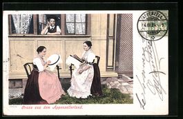 Appenzellerland, Schweizerinnen in Trach