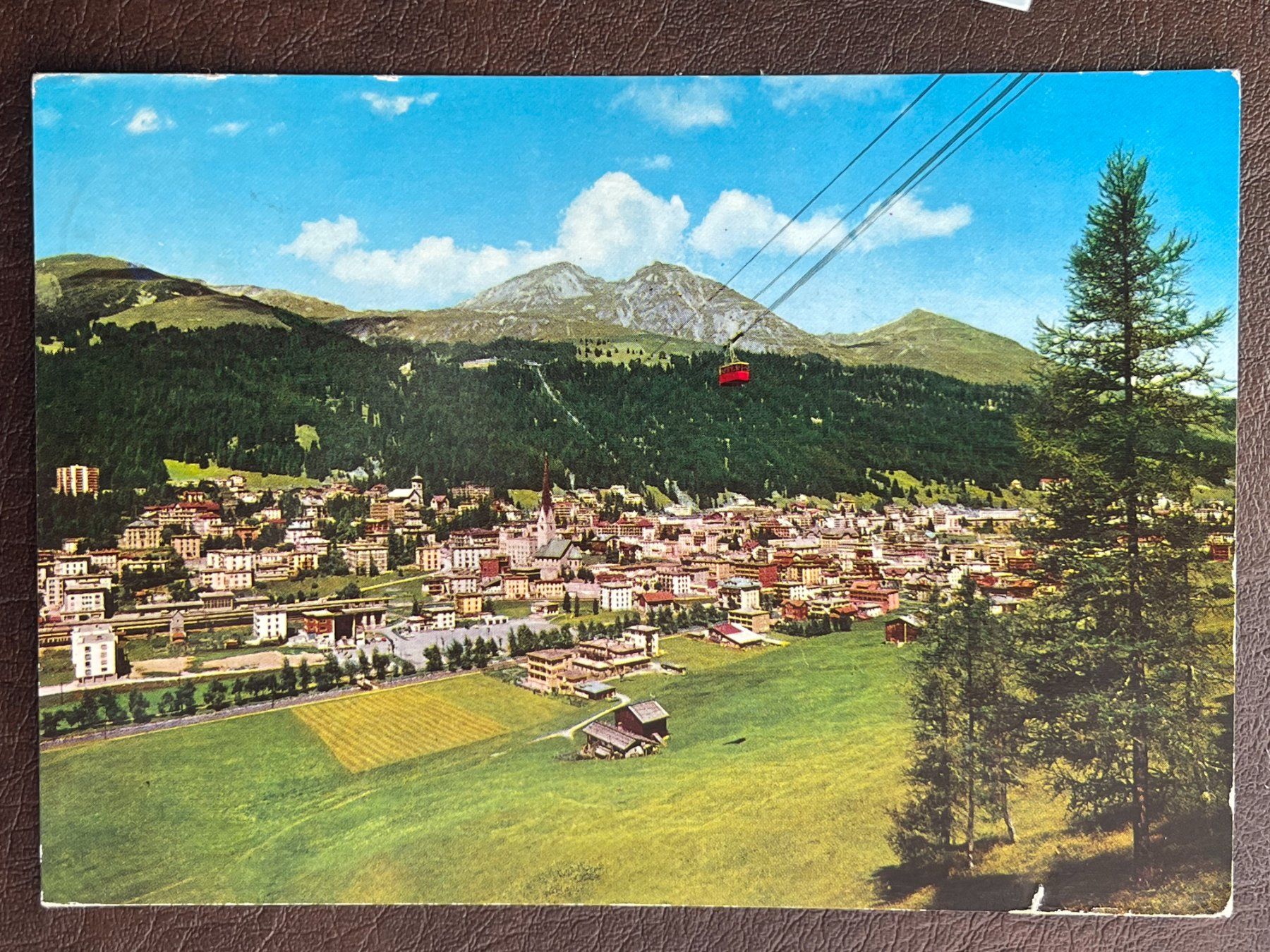 Ansichtskarten: Davos - Luftseilbahn – Gebraucht aus Steg VS von danwer74