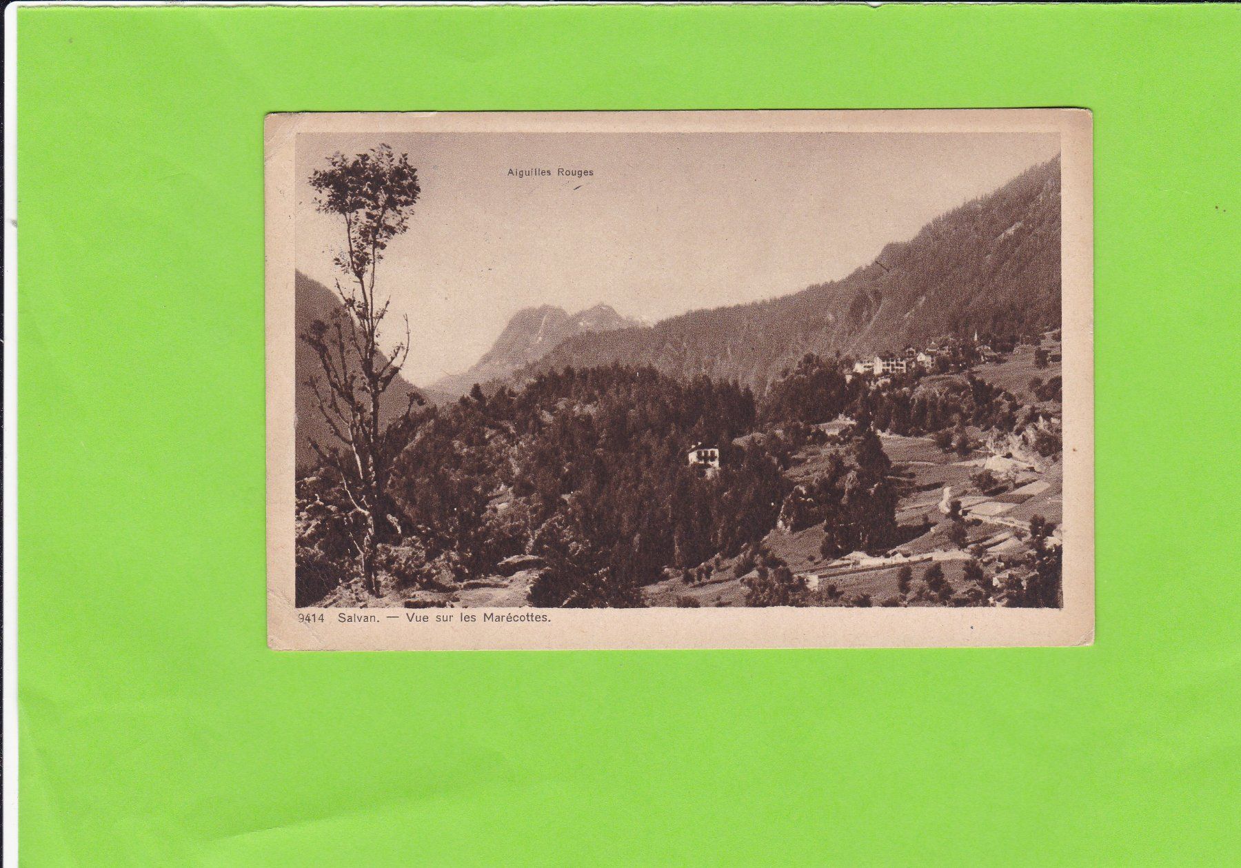 Cartoline postali: Salvan. Vue sur les Marécottes – Usato da St. Peterzell venduto da neckertal