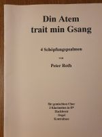 Packet 6 x Din Atem trait min Gsang - Peter Roth, 4 Psalm-Li