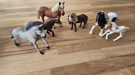 6 Schleichpferde