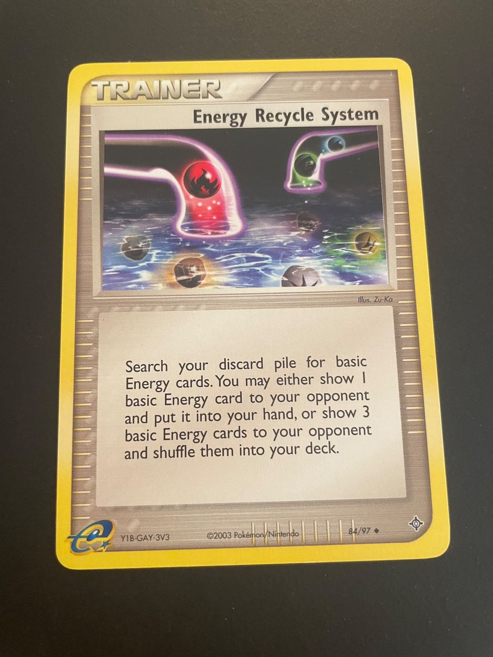 Pokémon Carte collezionabili: Energy Recycle System 84/97 Ex Dragon – Usato da Zürich venduto da pokemon_cards