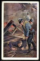 F. Gareis: Feuerwehrmänner retten einen