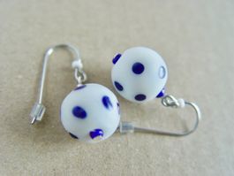 Ohrringe Fussball-Design
