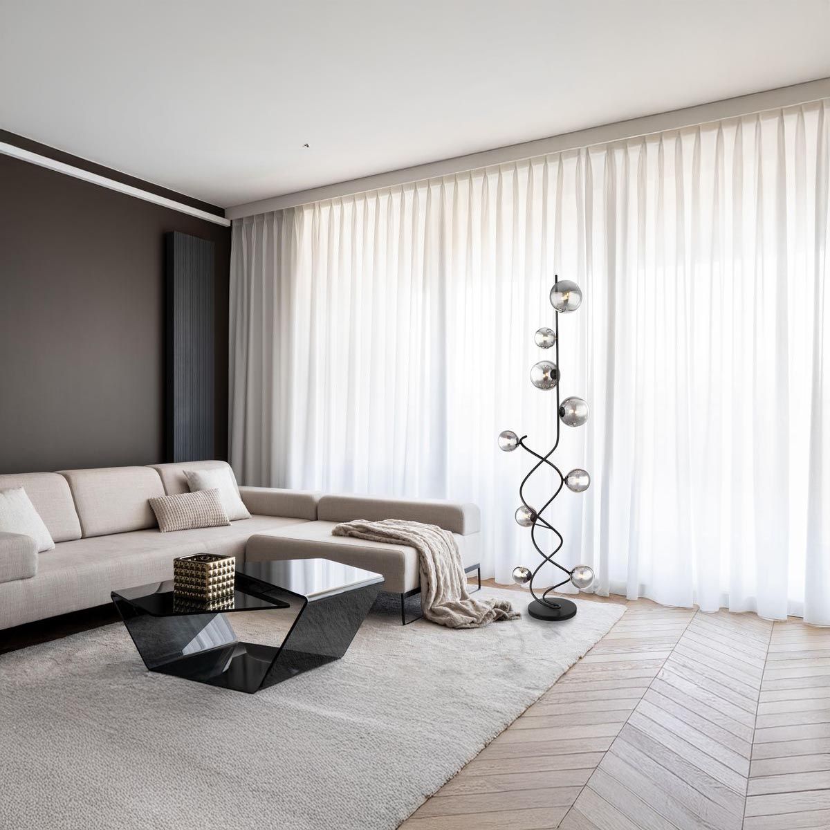 Lampade: LED Stehleuchte, Glas, 162 cm Höhe – Nuovo (secondo la descrizione) da Kreuzlingen venduto da Smart-Light 1
