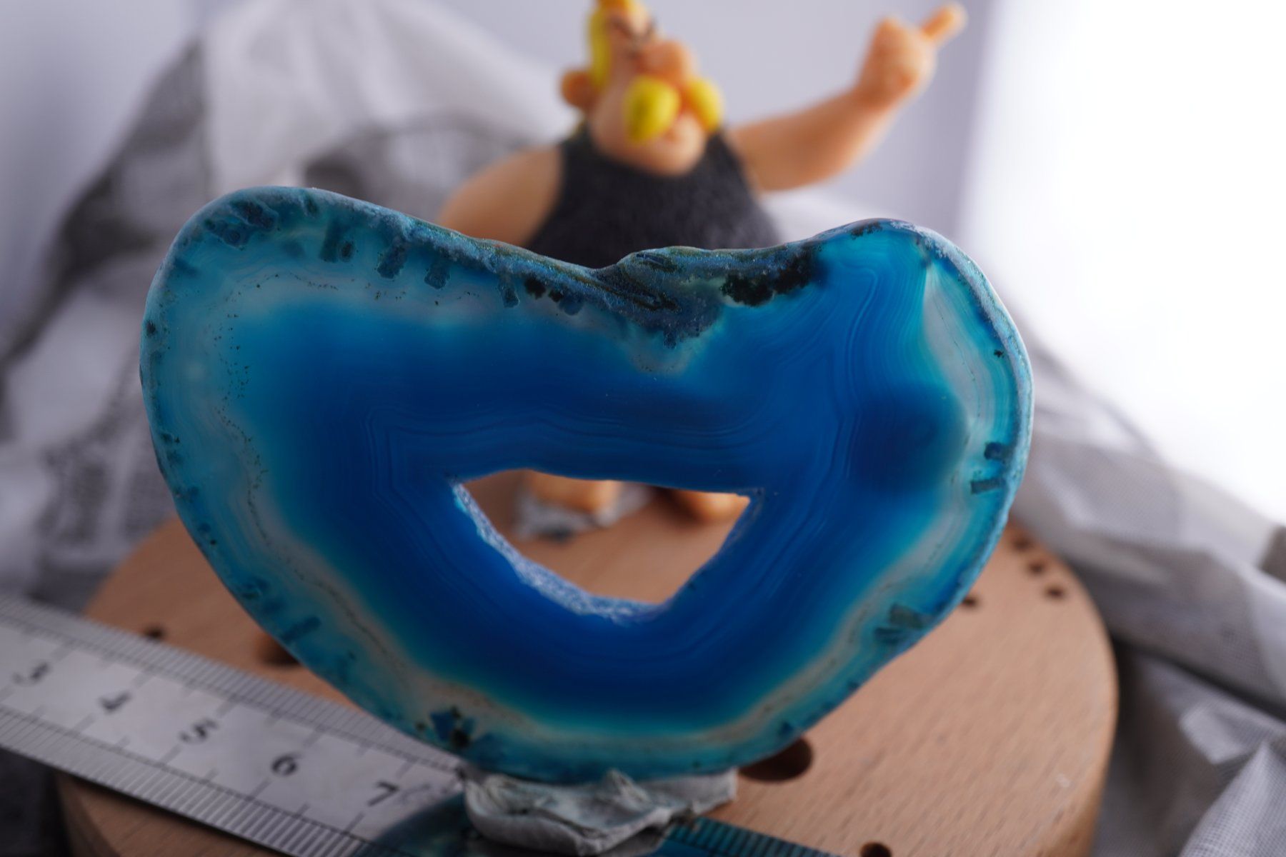Minerali & Pietre curative: Achat  Blau    Scheibe     wow     Ab 1.-(1) – Nuovo e nell'imballaggio originale da Eschenbach SG venduto da topstone 5