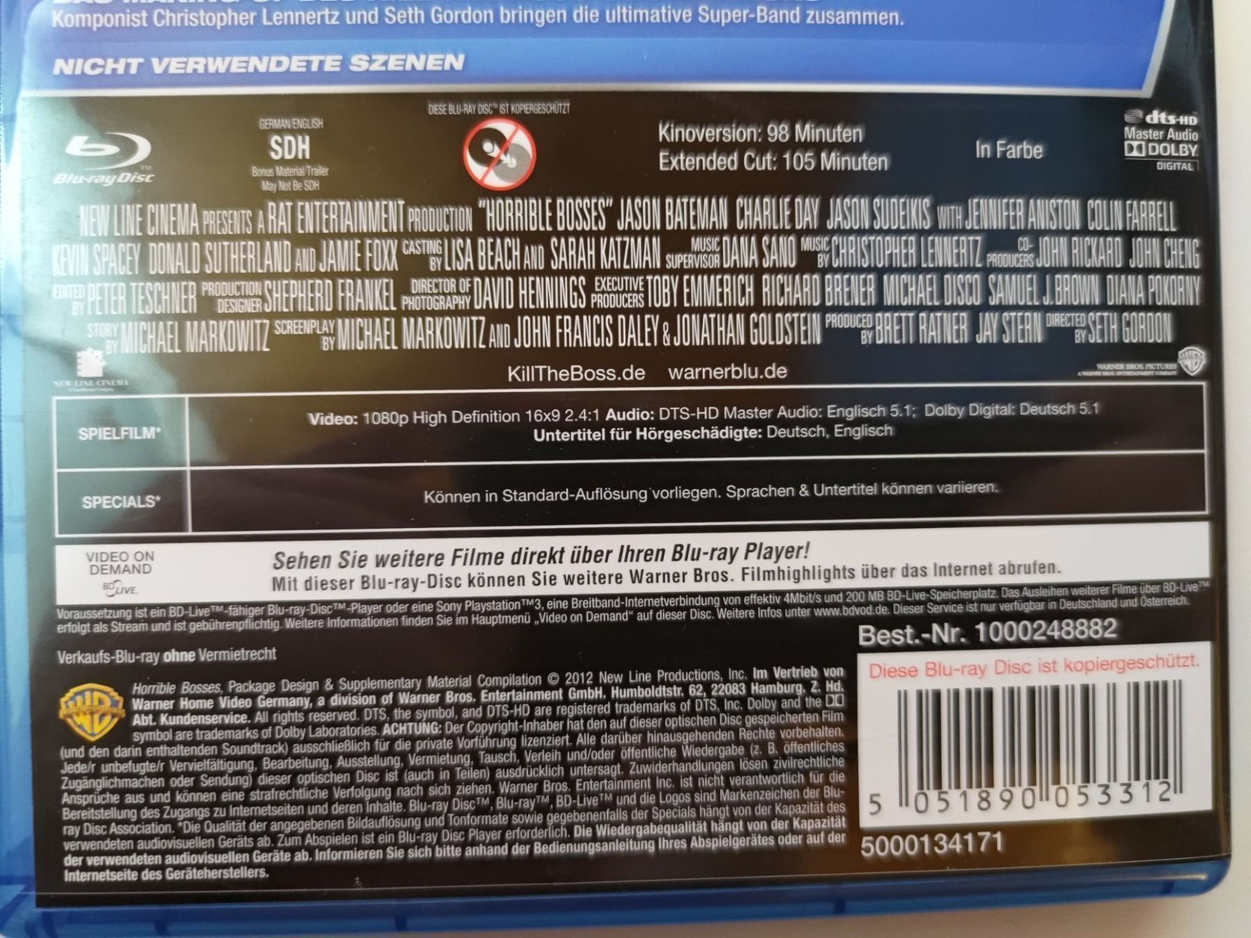 Tutti i DVDs: Kill the Boss – Usato da Liestal venduto da Kratzilla 3