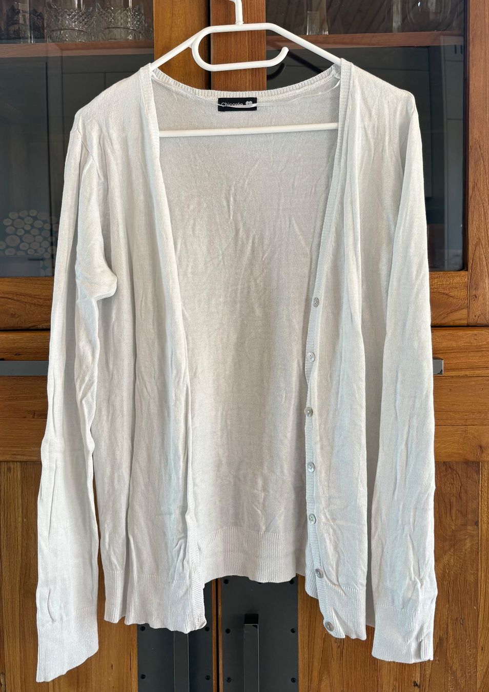 Pullover & Sweatshirts: Jäckchen /Cardigan/Pullover dünn Strick,Chicorée,Gr.L – Gebraucht aus Siblingen von Vany_McDougall 4