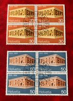 4 er Block Nr.466/467 mit VollStempel Bern   