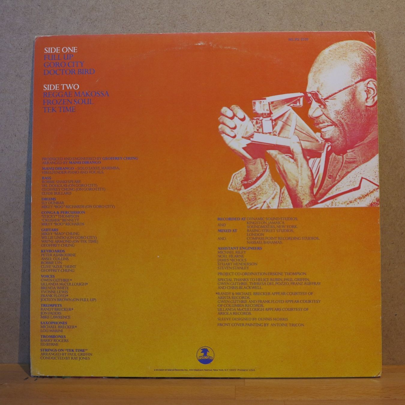 Schallplatten: Manu Dibango - Gone Clear / LP – Gebraucht aus Zürich von Naim60 1