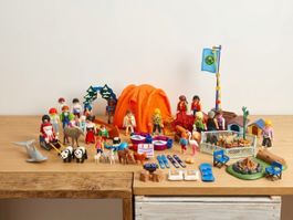 Playmobil Set Camping Zubehör Figuren akzeptabel