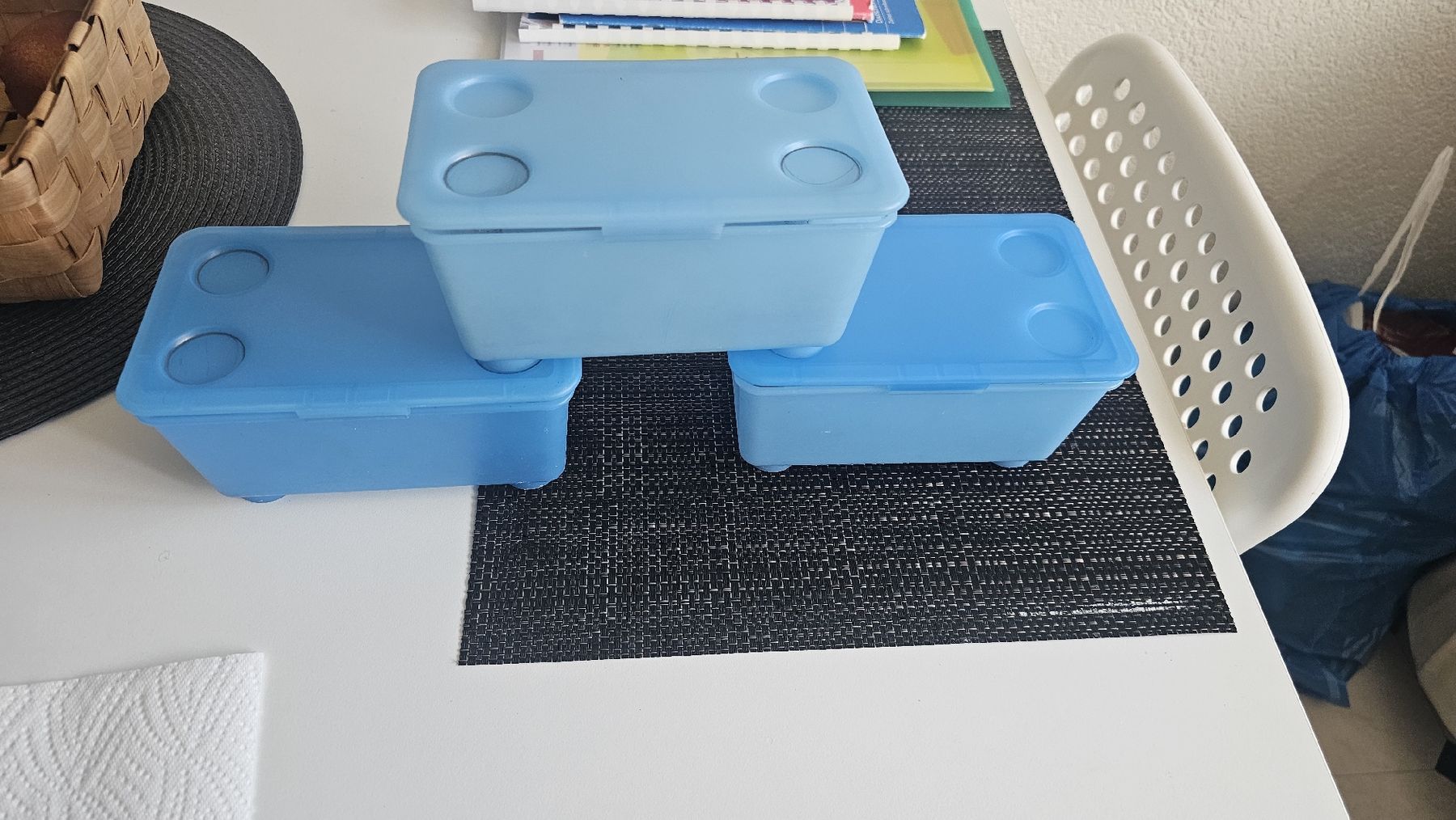 Ikea Contenitori & Simili: IKEA / 3 x GLIS Small Box (blau) – Usato da Frauenkappelen venduto da Deby89gn