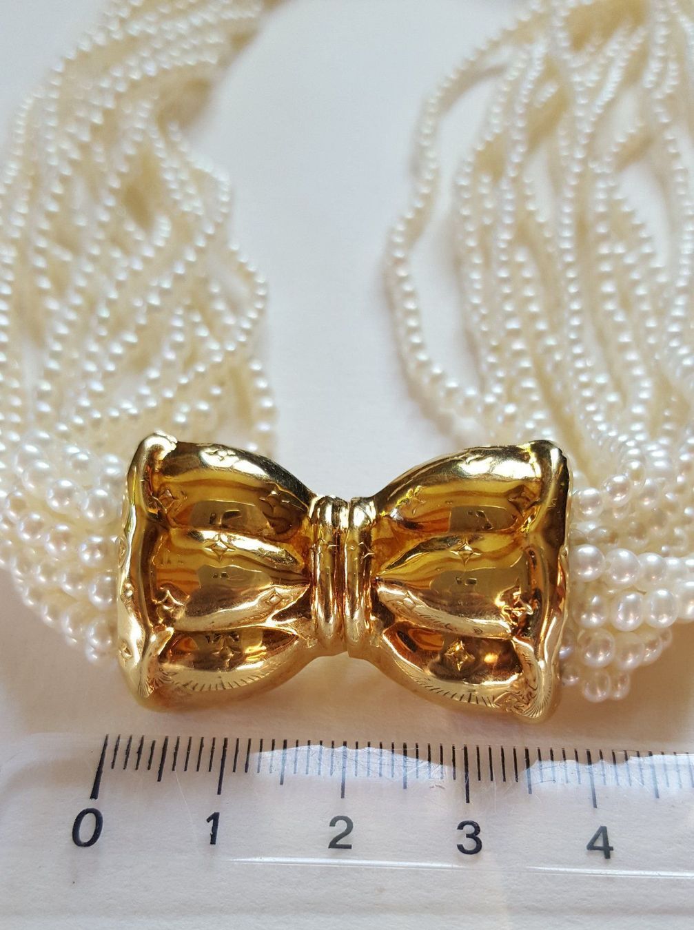 Catenine: Perlen Collier Mit 750 Gold Verschluss – Usato da Wald ZH venduto da Aniade 8