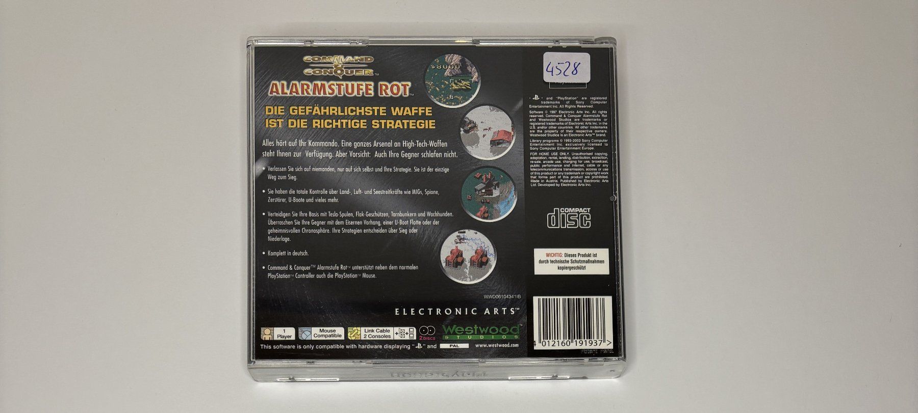 Spiele: PS1 - Command & Conquer Alarmstufe Rot – Gebraucht aus Allschwil von Bullach 2