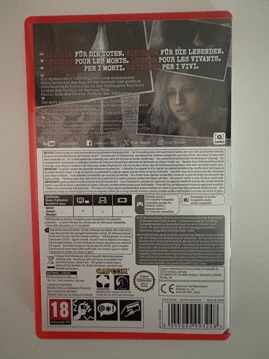 Giochi: Resident Evil Requiem - Nintendo Switch 2 – Usato da Bern venduto da marinXII 2