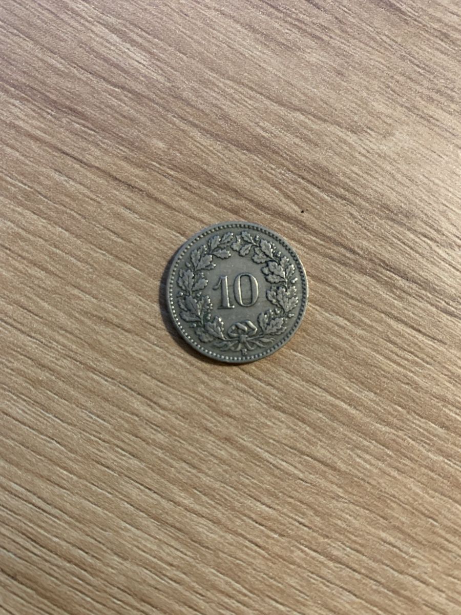 Tutti le monete: 10 Rappen / centimes 1919 – Usato da Courrendlin venduto da mambo91 1
