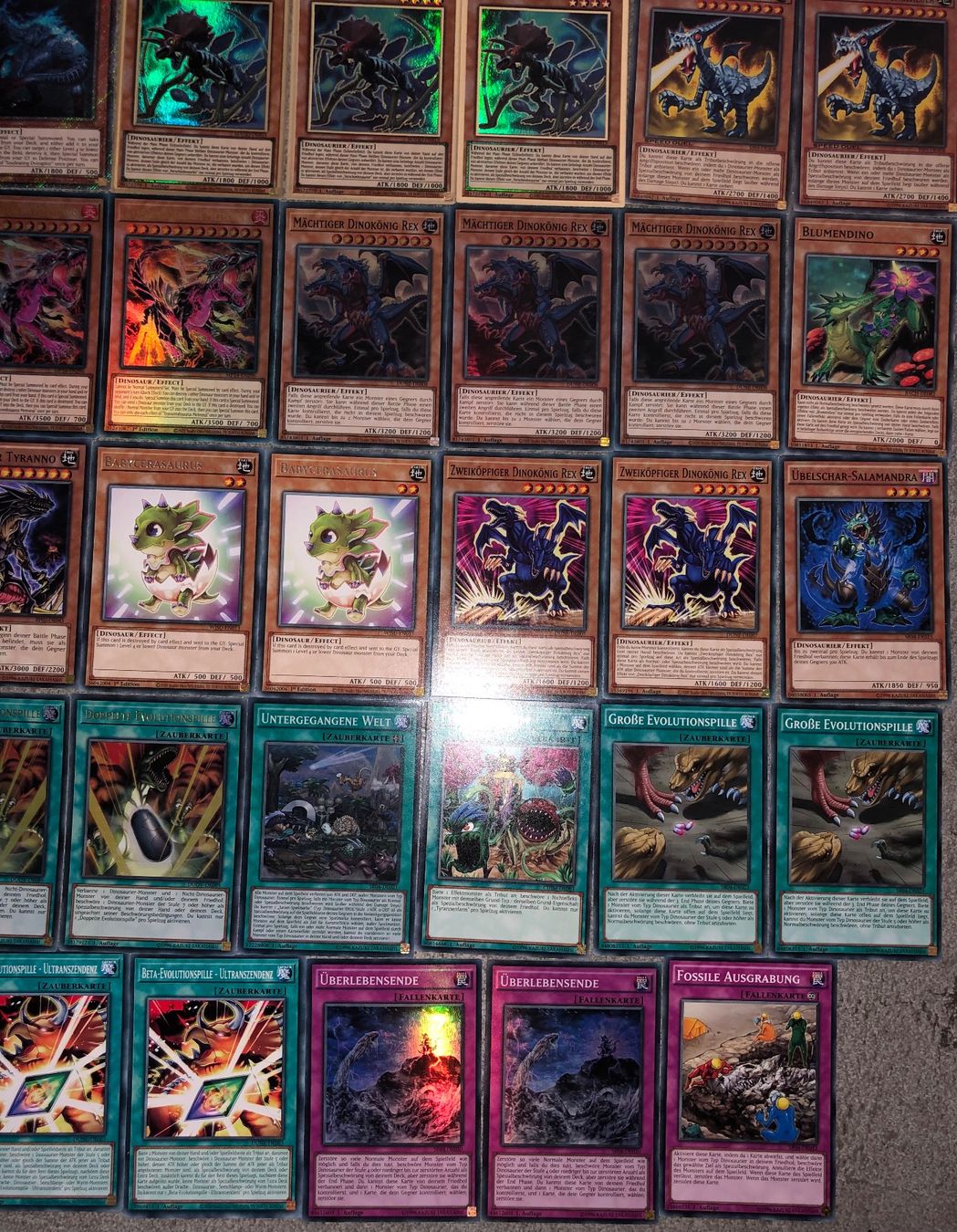 Yugioh Carte collezionabili: YuGiOh Dinosaurier Deck – Usato da Altstätten SG venduto da ChangeMaker 5