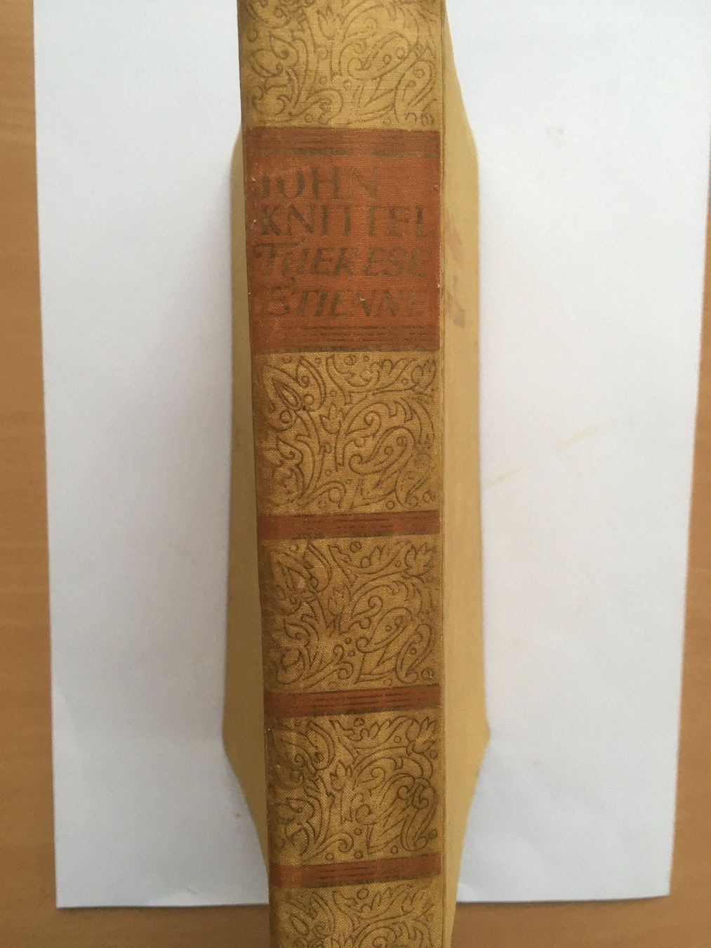 Libri: Therese Etienne; John Knittel (1928) – Usato da Grenchen venduto da Kogi7