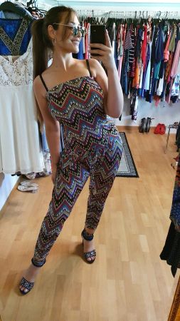 🌺Sommer Jumpsuit Gr. 38/40 - Figurbetont & luftig leicht!🌺