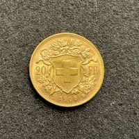 20 Franken Gold Vreneli 1908