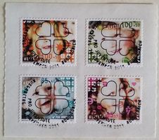2011 Pro Juventute Satz Ersttag Vollstempel,  auf Folie