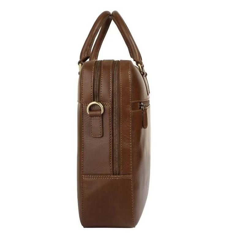 Valigie & Borse: Bugatti "Remo" Akten/Notebook-Tasche - Cognac – Usato da Hinwil venduto da wintersale 2