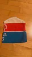 Strickmütze SKA CS rot weiss blau guter Zustand