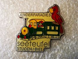 Ansteckpin 91: Kinderparadis Seeteufel Biel
