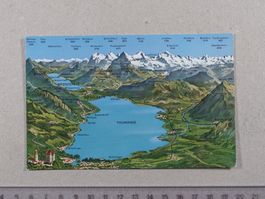Thun, Vogelschaukarte, Spiez, Scherzligen, Hilterfingen...