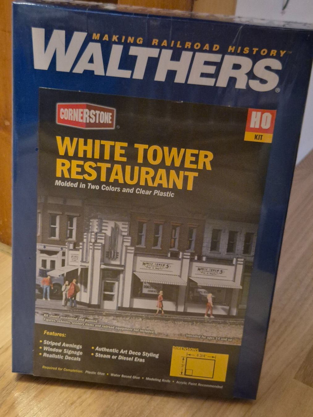 Walthers Trains électriques: Walther's Cornerstone White Tower Restaurant – Neuf avec emballage d'origine à Nendeln par dresinle