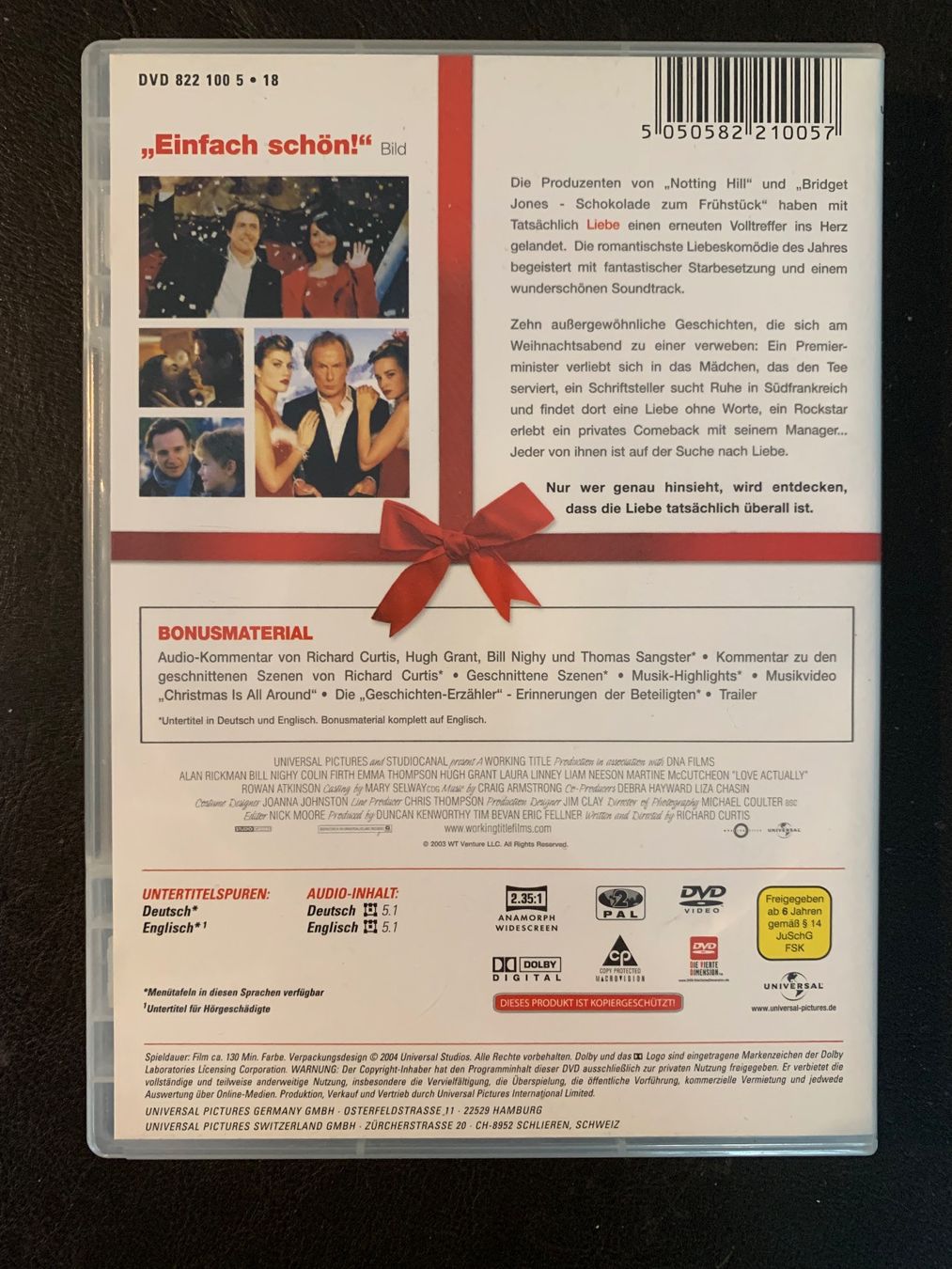 Tutti i DVDs: Tatsaechlich Liebe DVD – Usato da Luzern venduto da Roger72 1