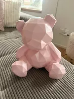 Deko Bär Rosa