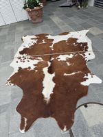 Echtes Kuhfell braun weiss gefleckt