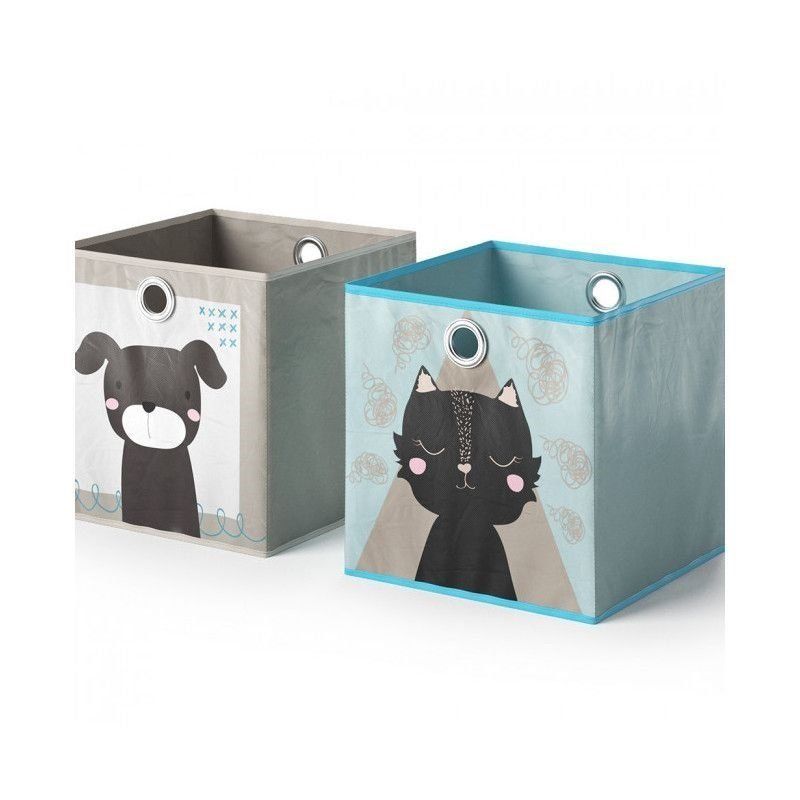Scaffali: Faltbox - Elch Katze - 30x30x30cm - Kinderregal - Box – Usato da Wallenwil venduto da toesstal-vertrieb 2