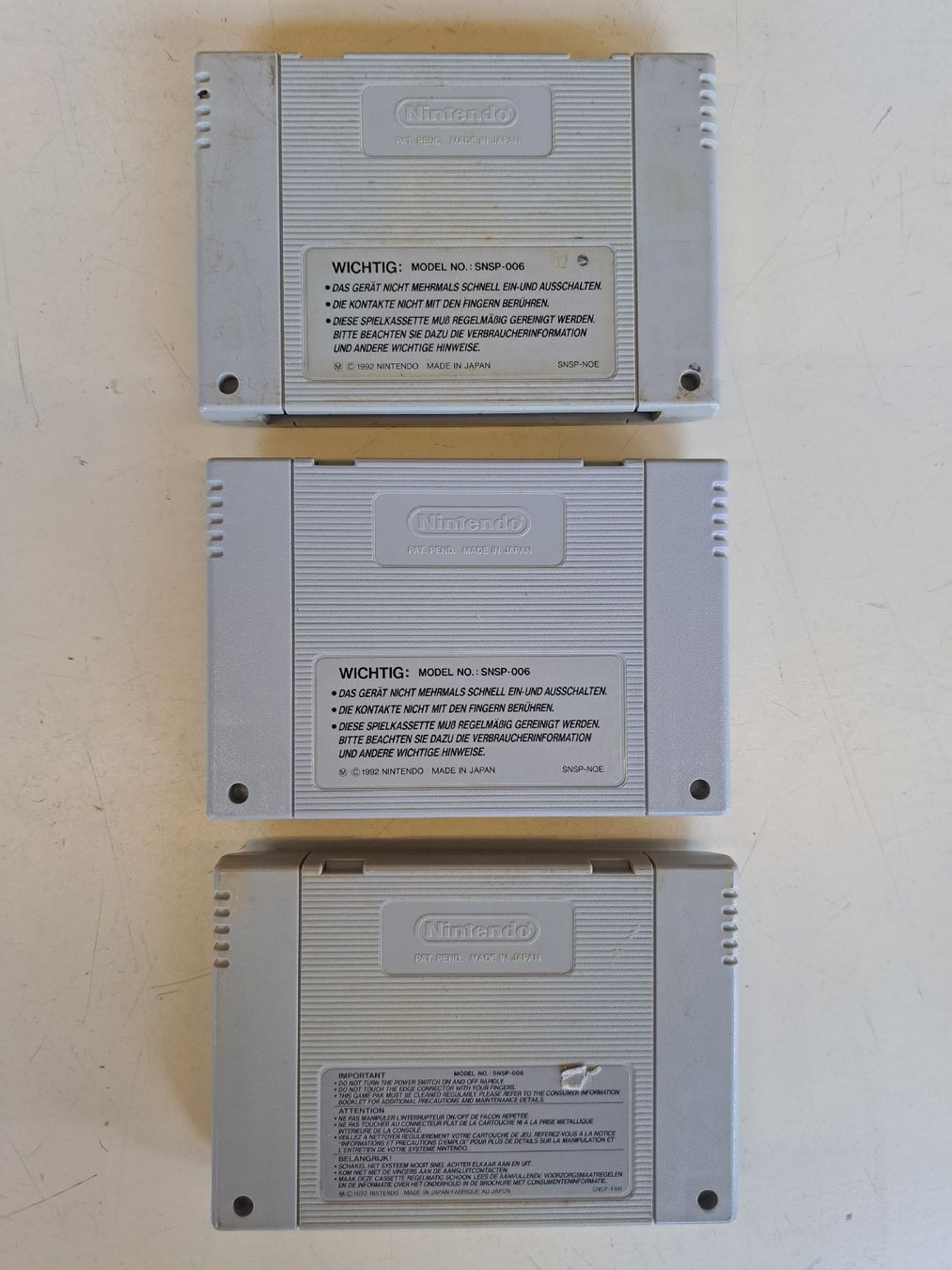 Nintendo Giochi: 3 Super Nintendo Spiele – Usato da koblenz venduto da Retrotrip 1