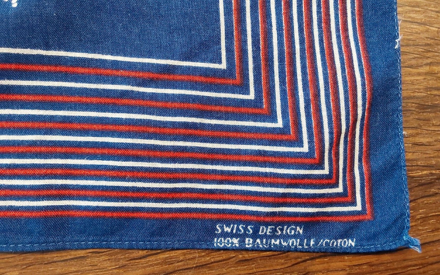 Foulard & Sciarpe: Baumwolltuch quadratisch blau – Usato da Köniz venduto da scopello12 2