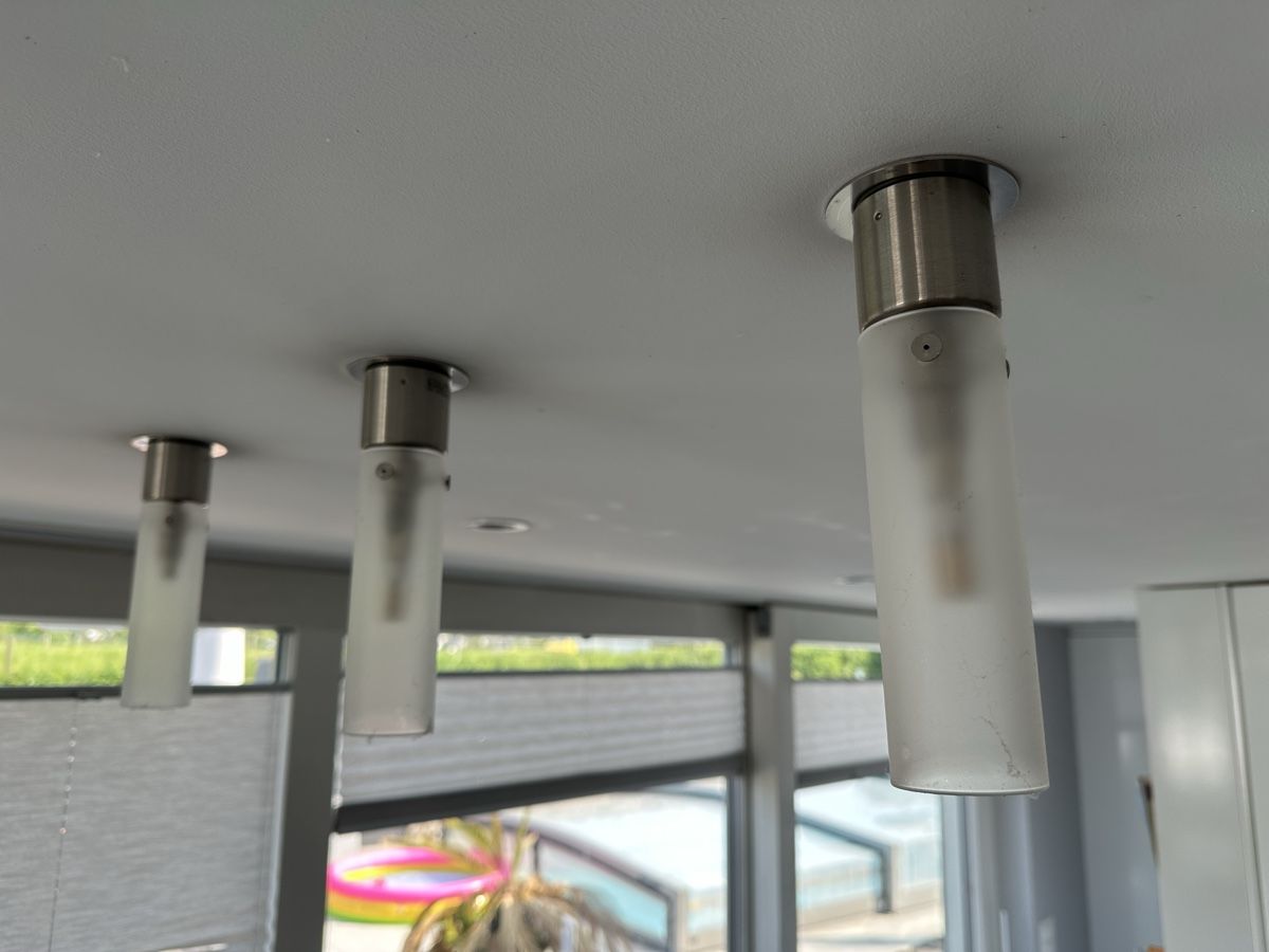 Lampadari & plafoniere: 4 Stück Deckenlampe, Edelstahl – Usato da Tann venduto da TNTMuadDib 1
