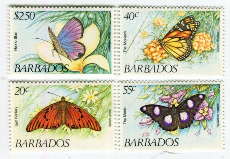 Tutti i francobolli: Briefmarken "Schmetterlinge". Barbados. – Nuovo e nell'imballaggio originale da Basel venduto da Butsch5