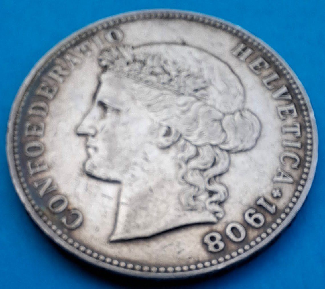 Toutes les monnaies: CHF___5.00 1908 TB – D'occasion à Fribourg par Kiki020