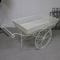 Blumenwagen im Vintage-Stil