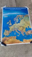 Vintage Siemens Werbeplakat Europe Karte  (LG)