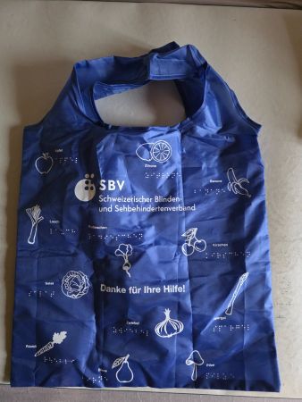 SBV Kunststoff Tasche Blindenverband