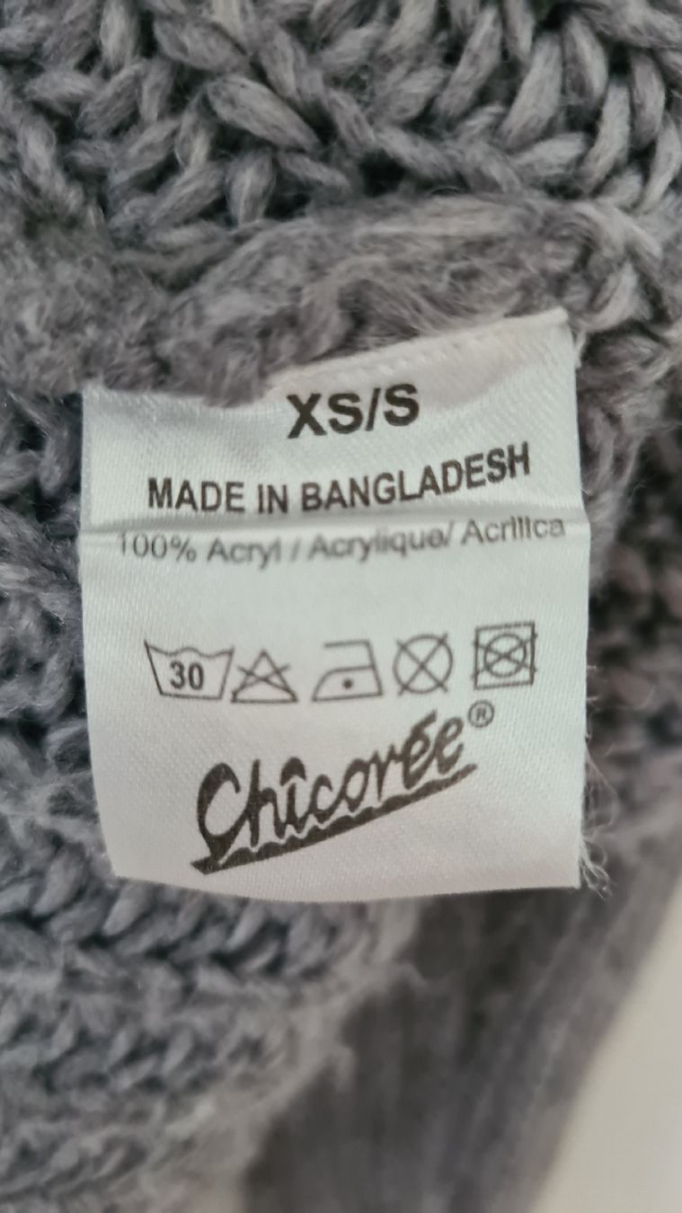 Jacken: Grauer Strickjacke XS/S von Chicorée – Gebraucht aus KRIENS von Franzy_Blond10 5