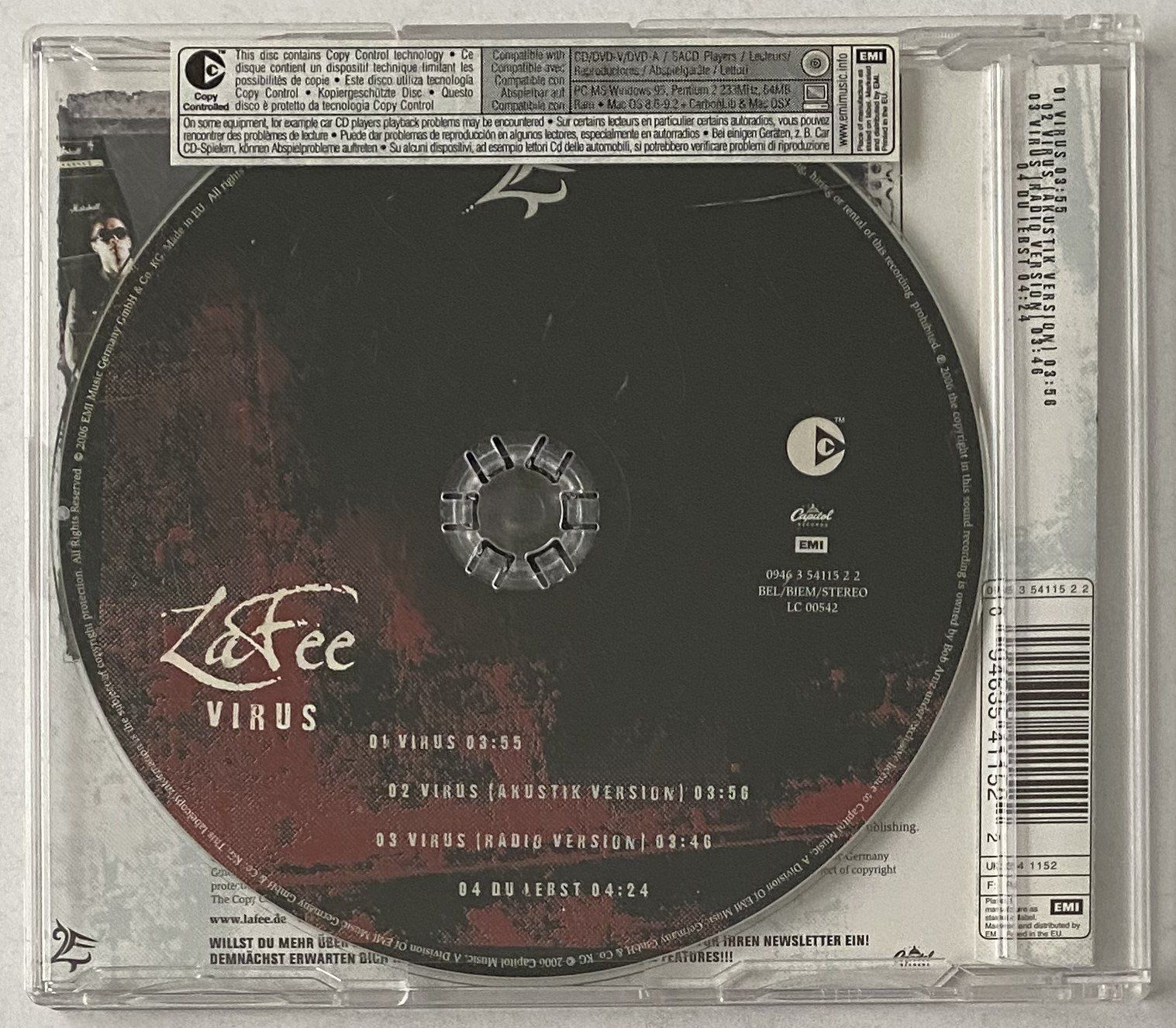 CD: LaFee, Virus – Usato da Flums venduto da Asquillo 1