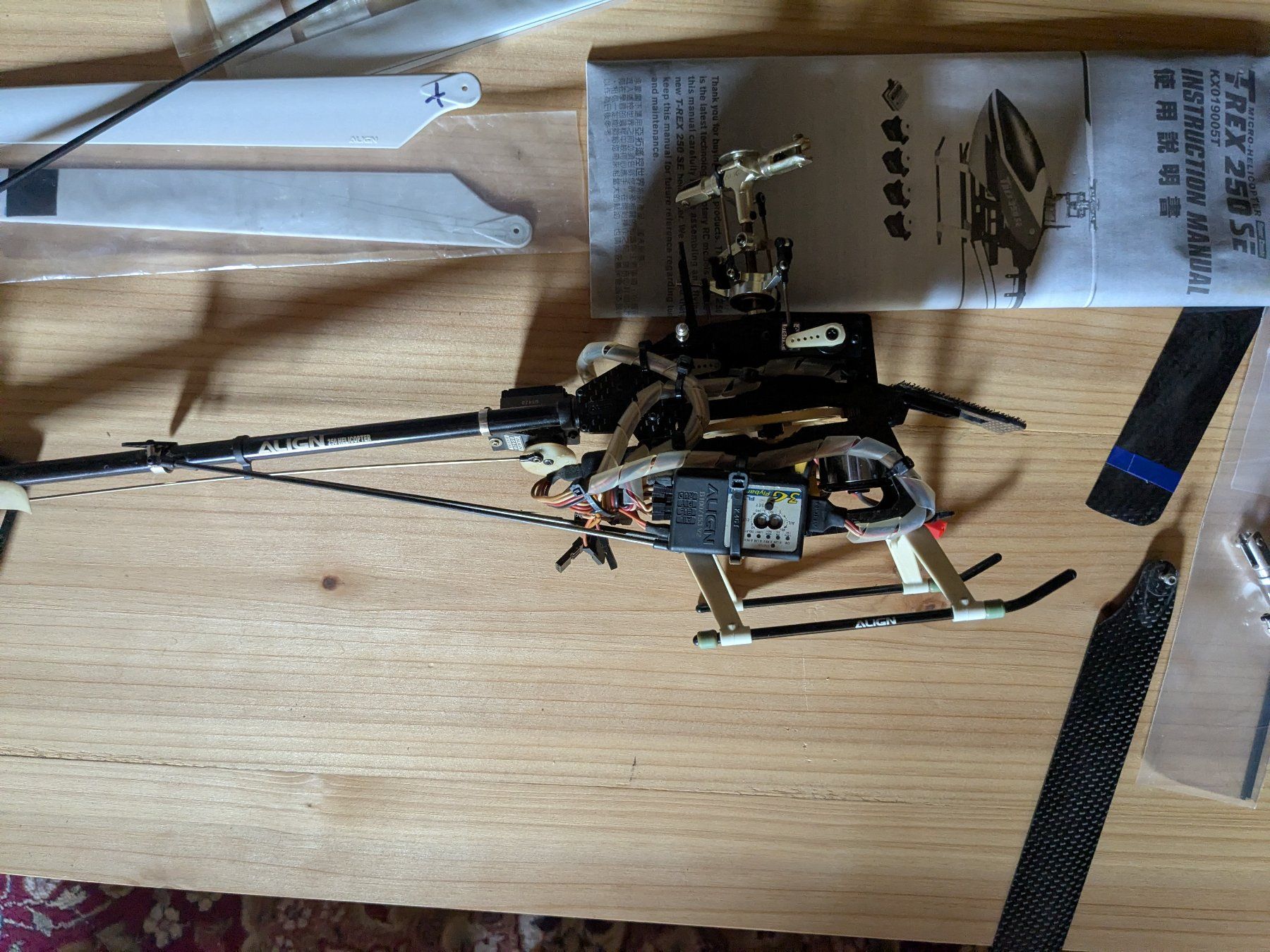 Align Modellismo RC: Hélico T-Rex 250, année 2010 – Usato da Corcelles-Concise venduto da vigan811 3