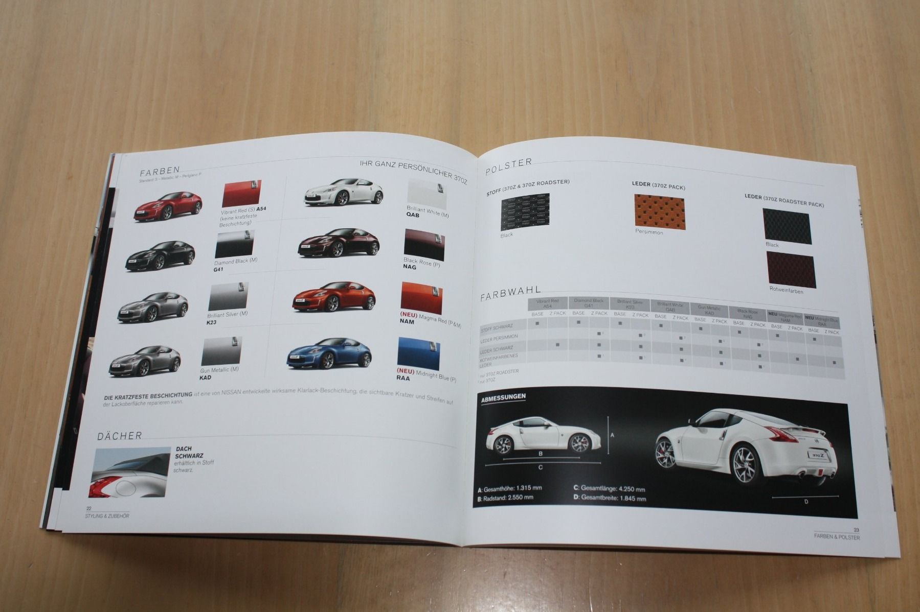 Nissan Dokumente: Nissan 370Z Prospekt 04/2013 – Gebraucht aus Wikon von erwin400 6
