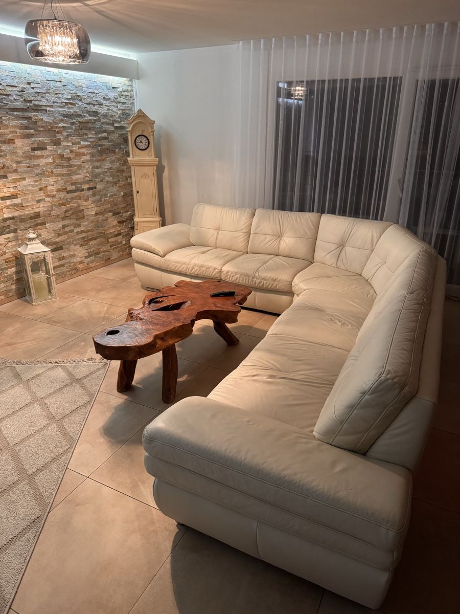 Divani: Ecksofa Sofa Couch Weiss Leder Top Zustand – Usato da Niederurnen venduto da Eerriioonn