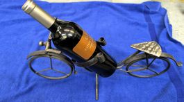 Dekoratives Metallfahrrad Flaschen Halter Schmiedeisen
